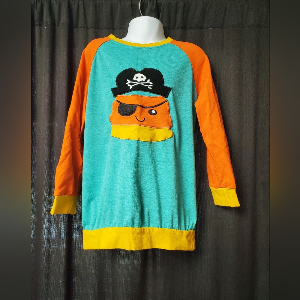 Marie Nicole Boys Candy Corn Pirate Long Sleeve Shirt